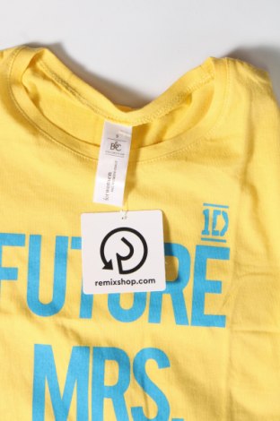 Γυναικείο t-shirt Best Connections, Μέγεθος S, Χρώμα Κίτρινο, Τιμή 10,82 €