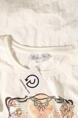 Tricou de femei Cotton Club, Mărime XS, Culoare Ecru, Preț 42,76 Lei