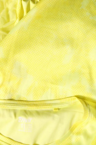 Γυναικείο t-shirt Crivit, Μέγεθος S, Χρώμα Κίτρινο, Τιμή 8,04 €
