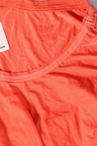 Γυναικείο t-shirt Crivit, Μέγεθος XXL, Χρώμα Πορτοκαλί, Τιμή 8,04 €