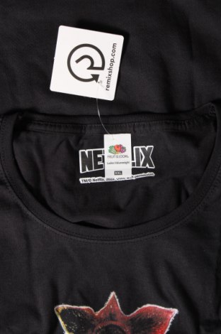 Γυναικείο t-shirt Fruit Of The Loom, Μέγεθος XXL, Χρώμα Μαύρο, Τιμή 10,82 €