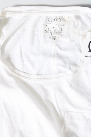 Γυναικείο t-shirt Gina, Μέγεθος XL, Χρώμα Λευκό, Τιμή 8,04 €