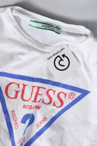 Damski T-shirt Guess, Rozmiar XS, Kolor Biały, Cena 194,37 zł