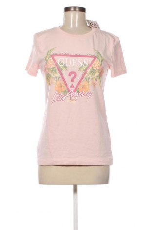 Γυναικείο t-shirt Guess, Μέγεθος L, Χρώμα Ρόζ , Τιμή 23,51 €