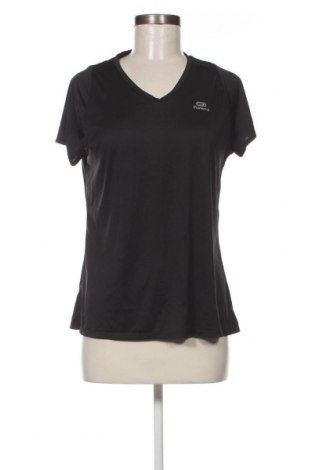Γυναικείο t-shirt Kalenji, Μέγεθος M, Χρώμα Μαύρο, Τιμή 4,58 €