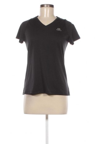 Γυναικείο t-shirt Kalenji, Μέγεθος M, Χρώμα Μαύρο, Τιμή 4,58 €