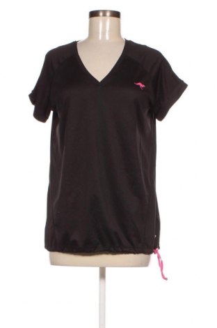 Damen T-Shirt Kangaroos, Größe M, Farbe Schwarz, Preis 5,36 €