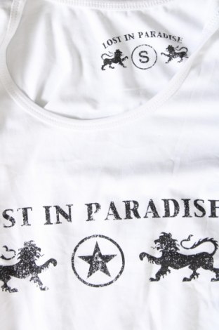 Γυναικείο t-shirt Lost In Paradise, Μέγεθος S, Χρώμα Λευκό, Τιμή 8,66 €
