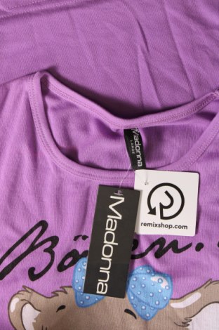 Дамска тениска Madonna, Размер L, Цвят Лилав, Цена 21,00 лв.