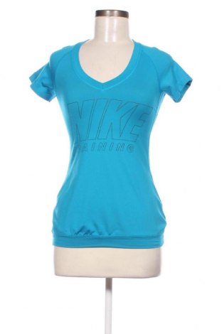 Γυναικείο t-shirt Nike, Μέγεθος S, Χρώμα Μπλέ, Τιμή 12,00 €