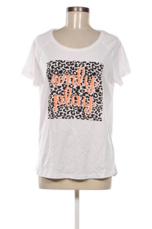 Γυναικείο t-shirt ONLY Play, Μέγεθος L, Χρώμα Λευκό, Τιμή 13,84 €