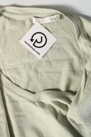 Дамска тениска Oui, Размер L, Цвят Зелен, Цена 20,00 лв.