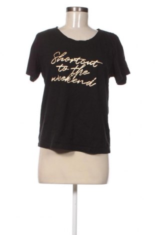 Γυναικείο t-shirt Page One, Μέγεθος M, Χρώμα Μαύρο, Τιμή 4,82 €