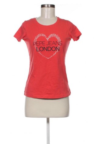 Damen T-Shirt Pepe Jeans, Größe L, Farbe Rot, Preis 13,92 €
