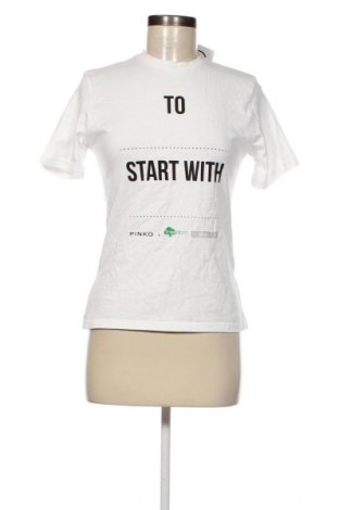 Γυναικείο t-shirt Pinko, Μέγεθος XS, Χρώμα Λευκό, Τιμή 36,19 €