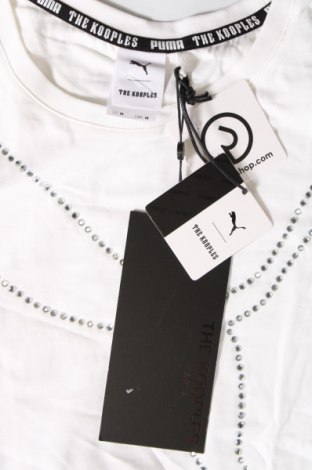 Γυναικείο t-shirt Puma x The Kooples, Μέγεθος M, Χρώμα Λευκό, Τιμή 21,03 €