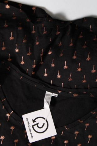 Γυναικείο t-shirt Q/S by S.Oliver, Μέγεθος L, Χρώμα Μαύρο, Τιμή 8,66 €