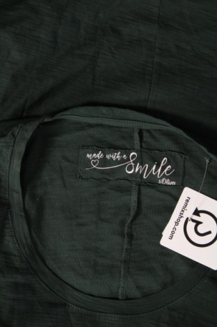 Дамска тениска S.Oliver, Размер L, Цвят Зелен, Цена 14,00 лв.