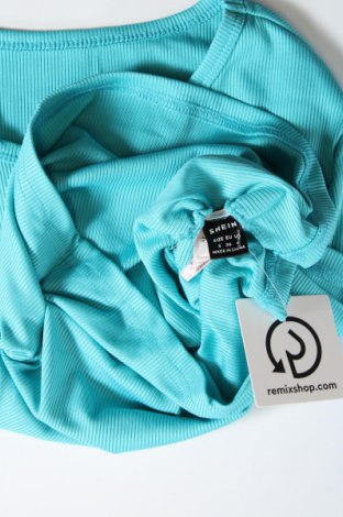Γυναικείο t-shirt SHEIN, Μέγεθος S, Χρώμα Μπλέ, Τιμή 8,04 €
