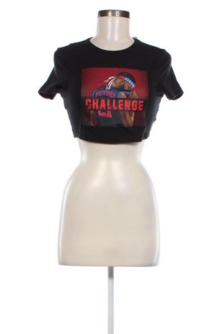 Γυναικείο t-shirt SHEIN, Μέγεθος M, Χρώμα Μαύρο, Τιμή 4,58 €