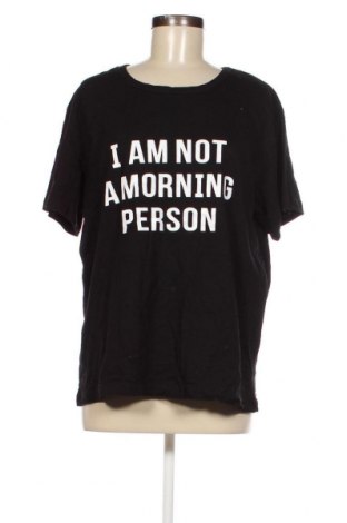 Damen T-Shirt SHEIN, Größe XXL, Farbe Schwarz, Preis 5,43 €