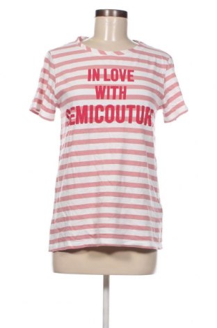 Γυναικείο t-shirt Semicouture, Μέγεθος L, Χρώμα Πολύχρωμο, Τιμή 7,80 €
