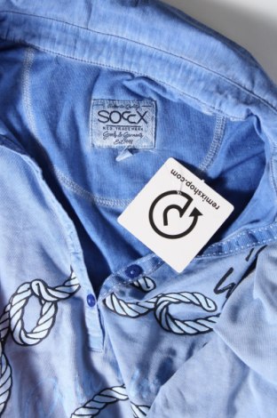 Γυναικείο t-shirt Soccx, Μέγεθος M, Χρώμα Μπλέ, Τιμή 12,37 €
