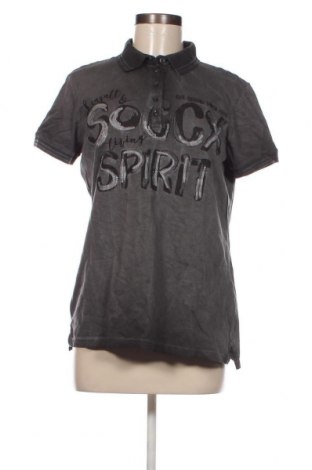 Γυναικείο t-shirt Soccx, Μέγεθος L, Χρώμα Γκρί, Τιμή 14,85 €