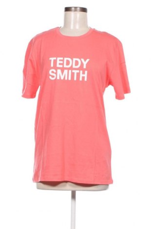 Γυναικείο t-shirt Teddy Smith, Μέγεθος M, Χρώμα Ρόζ , Τιμή 9,70 €