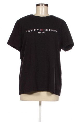 Γυναικείο t-shirt Tommy Hilfiger, Μέγεθος 3XL, Χρώμα Μαύρο, Τιμή 35,05 €