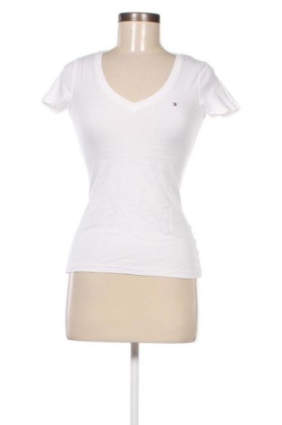 Γυναικείο t-shirt Tommy Hilfiger, Μέγεθος XS, Χρώμα Λευκό, Τιμή 17,94 €