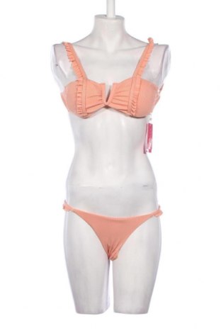 Damen-Badeanzug, Größe M, Farbe Orange, Preis € 13,45