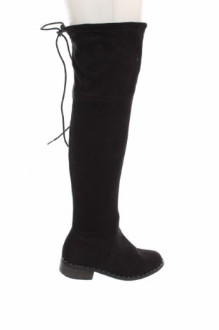 Γυναικείες μπότες H&D, Μέγεθος 35, Χρώμα Μαύρο, Τιμή 16,91 €