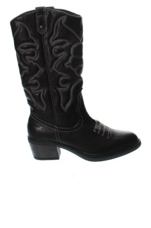 Γυναικείες μπότες Mustang, Μέγεθος 37, Χρώμα Μαύρο, Τιμή 27,22 €