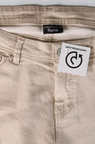 Dámske džínsy  Flame, Veľkosť XL, Farba Béžová, Cena  8,10 €