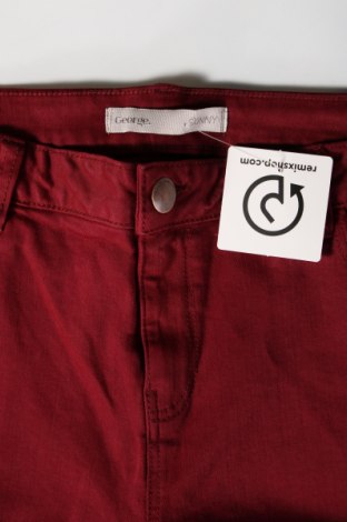 Dámske džínsy  George, Veľkosť L, Farba Červená, Cena  5,49 €