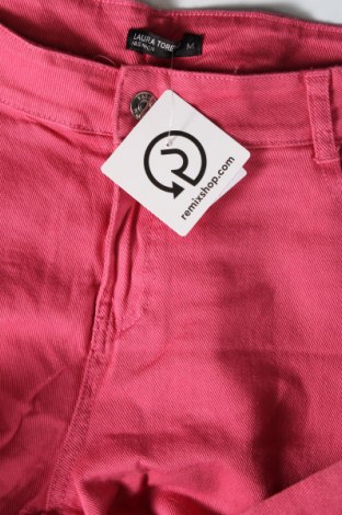 Дамски дънки Laura Torelli, Размер M, Цвят Розов, Цена 9,28 лв.