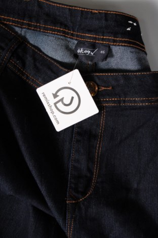 Γυναικείο Τζίν Okay, Μέγεθος XL, Χρώμα Μπλέ, Τιμή 8,43 €
