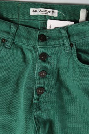 Blugi de femei Pull&Bear, Mărime XS, Culoare Verde, Preț 74,00 Lei