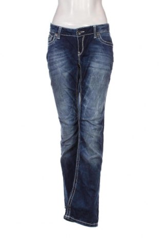 Dámske džínsy  Soccx, Veľkosť XL, Farba Modrá, Cena  30,62 €
