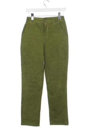 Pantaloni de velvet de femei, Mărime S, Culoare Verde, Preț 28,62 Lei