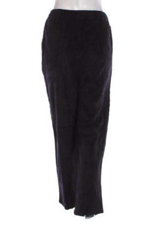 Pantaloni de velvet de femei, Mărime XL, Culoare Albastru, Preț 95,39 Lei