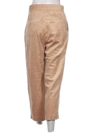 Pantaloni de velvet de femei, Mărime S, Culoare Bej, Preț 9,54 Lei