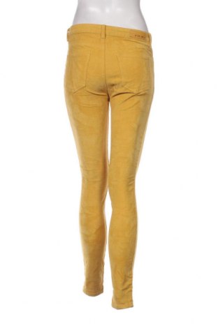 Pantaloni de velvet de femei Amisu, Mărime S, Culoare Galben, Preț 95,39 Lei