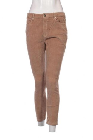 Pantaloni de velvet de femei Amisu, Mărime L, Culoare Bej, Preț 14,31 Lei