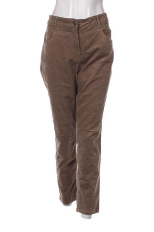 Pantaloni de velvet de femei C&A, Mărime XL, Culoare Maro, Preț 35,29 Lei