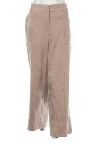 Pantaloni de velvet de femei C&A, Mărime L, Culoare Bej, Preț 95,39 Lei