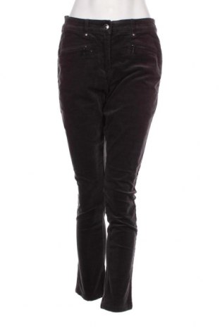 Pantaloni de velvet de femei Canda, Mărime M, Culoare Gri, Preț 9,54 Lei