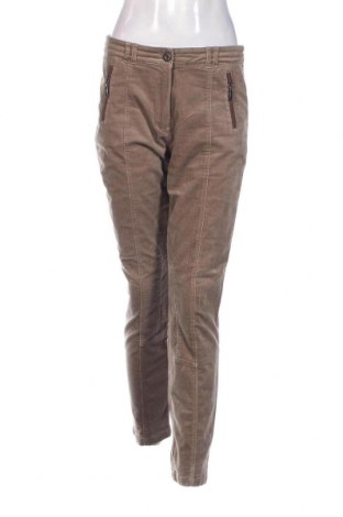 Pantaloni de velvet de femei Canda, Mărime M, Culoare Bej, Preț 9,54 Lei
