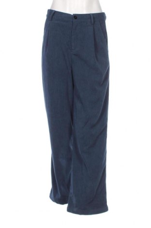 Pantaloni de velvet de femei DAZY, Mărime M, Culoare Albastru, Preț 27,66 Lei